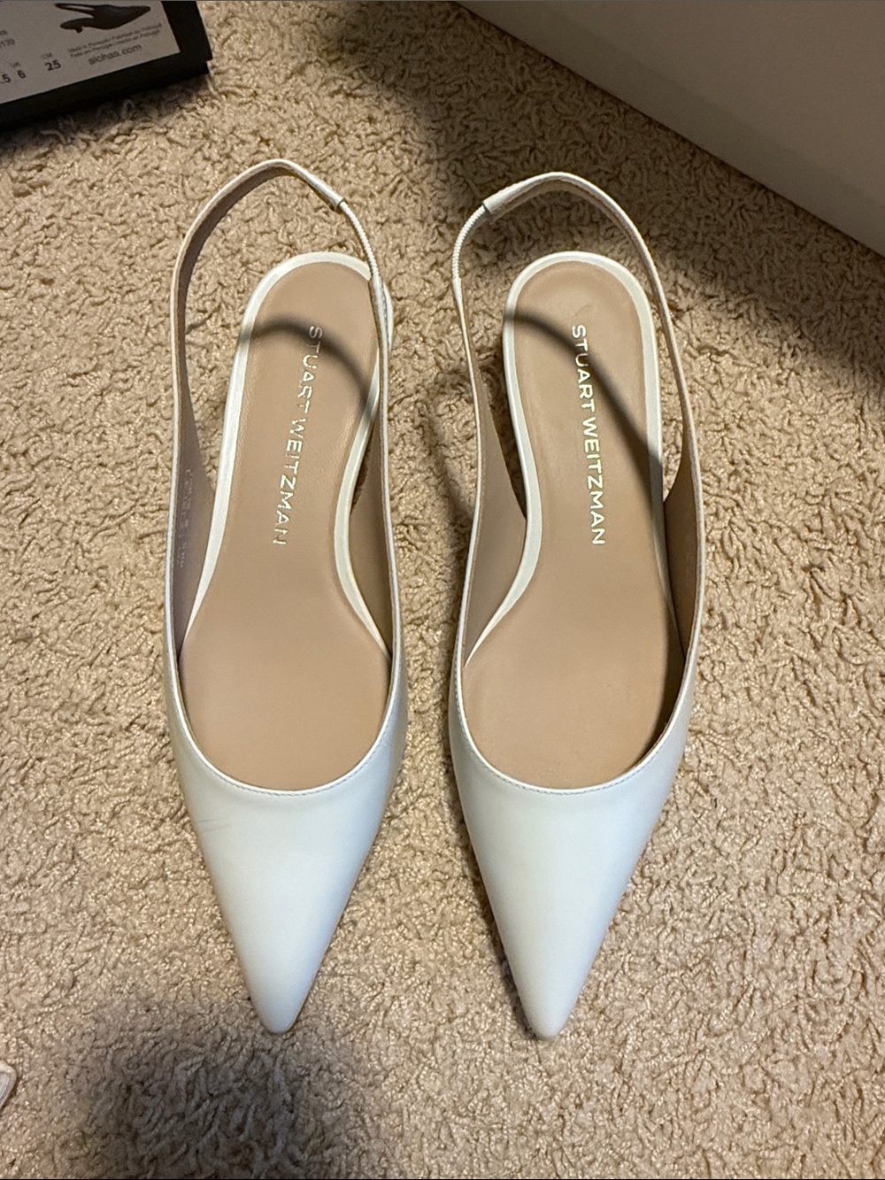 U.S. size 8 kitten heel shoes
New with box